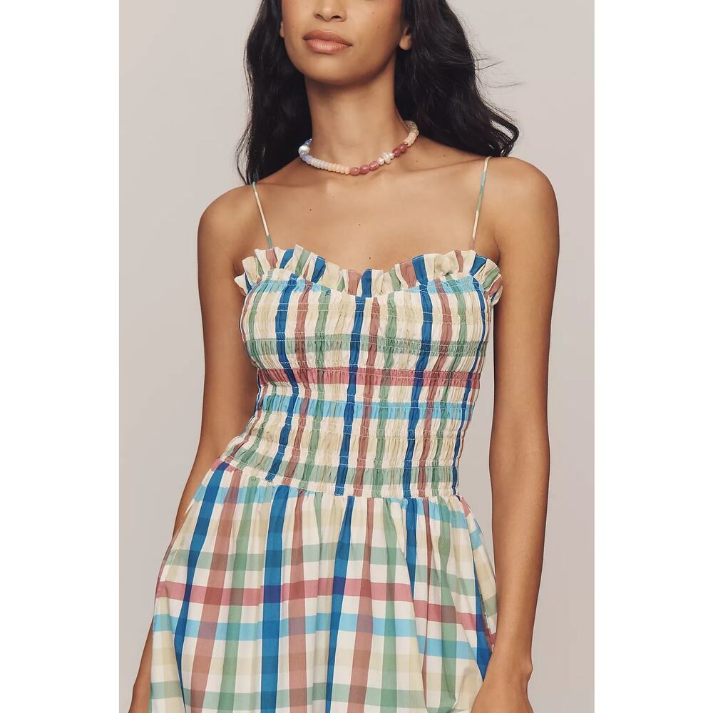 NWT ANTHROPOLOGIE S/W/F Sleeveless Sweetheart A-Line Maxi Dress $368 SMALL - Picture 2 of 3